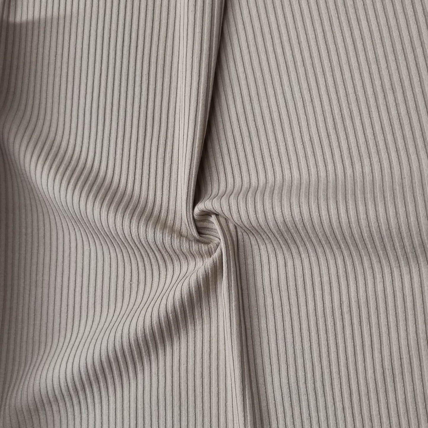 Light Beige Ribbed Fabric