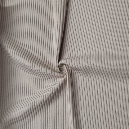 Light Beige Ribbed Fabric