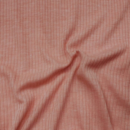 Orange Ribbed Fabric