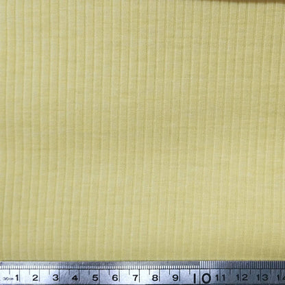 Yellow Ribbed Fabric