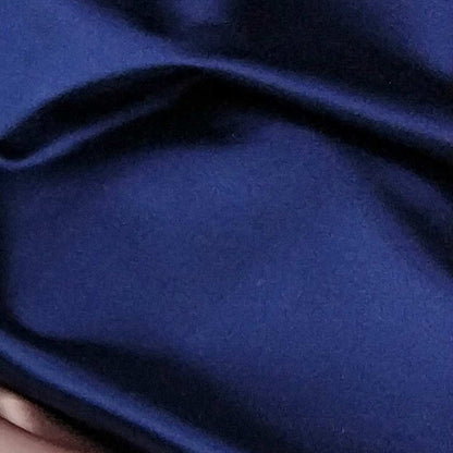 Navy Satin Fabric