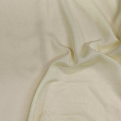 Pastel Yellow Crepe Fabric With A Subtle Sheen