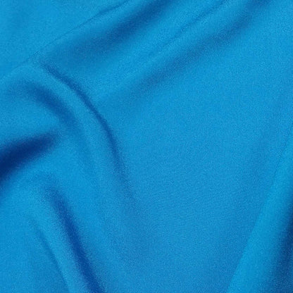 Royal Blue Crepe Fabric With A Subtle Sheen