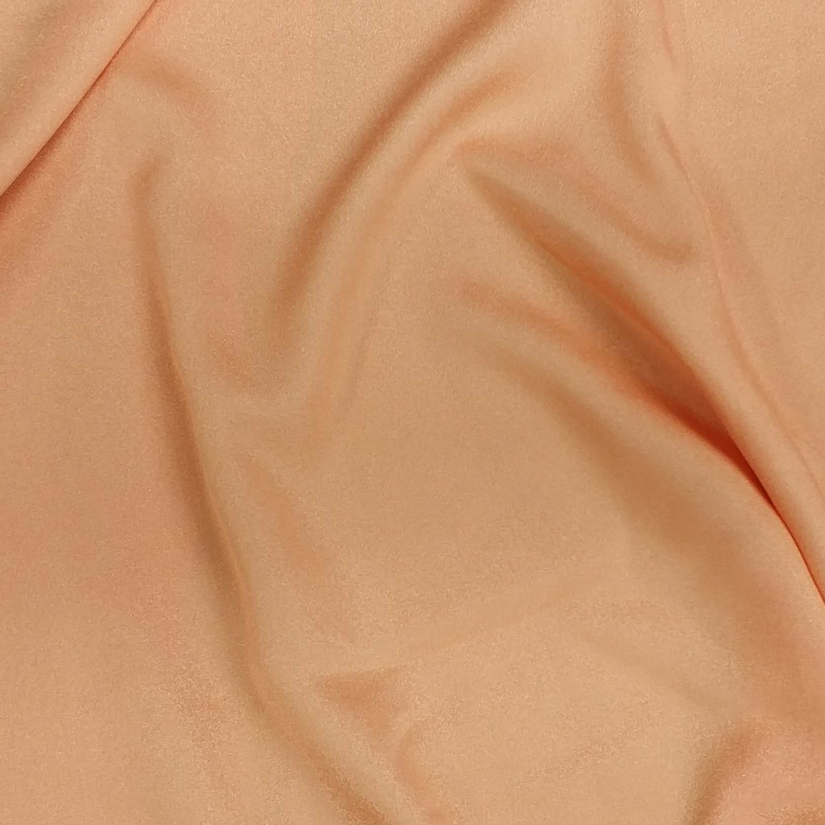 Tangerine Crepe Fabric With A Subtle Sheen
