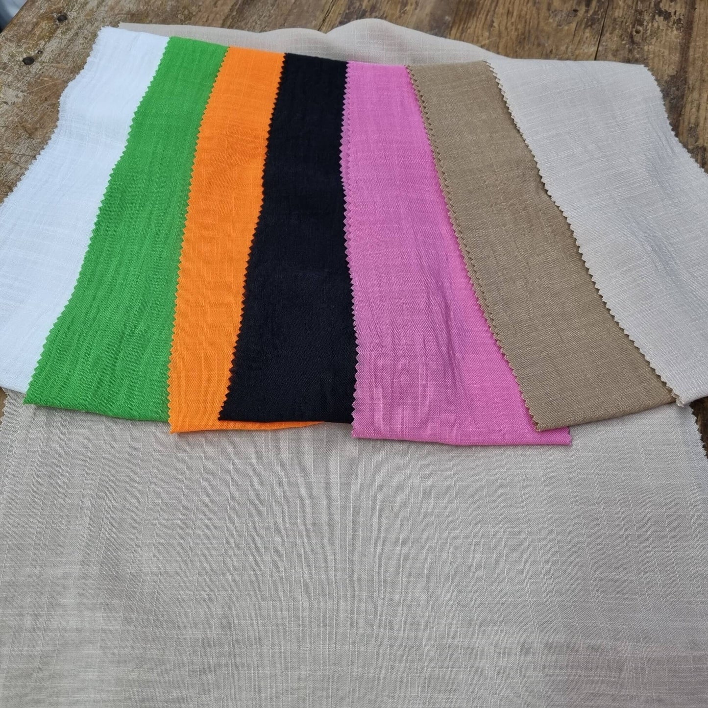 Textured Fabric In A Variety Of Colors