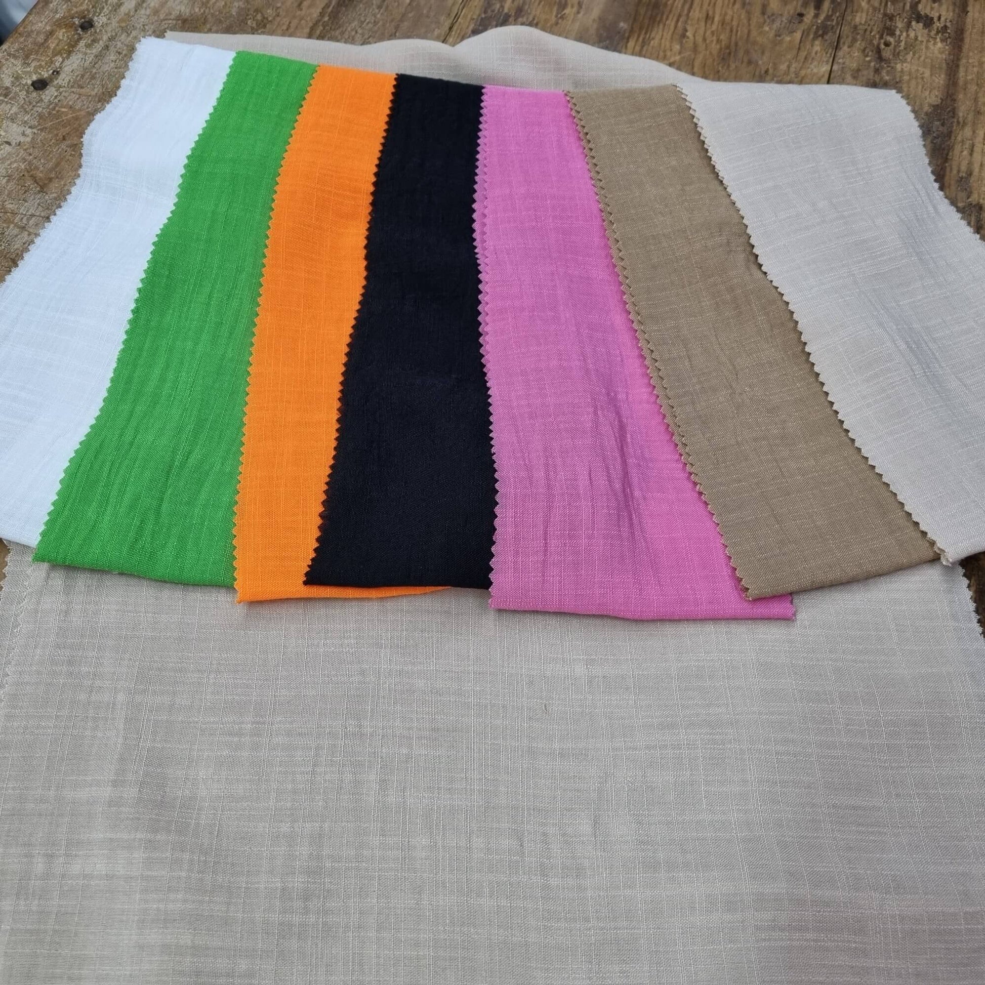 Textured Fabric In A Variety Of Colors