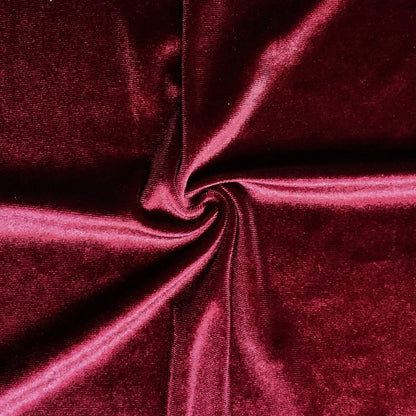 Burgundy Velvet Fabric