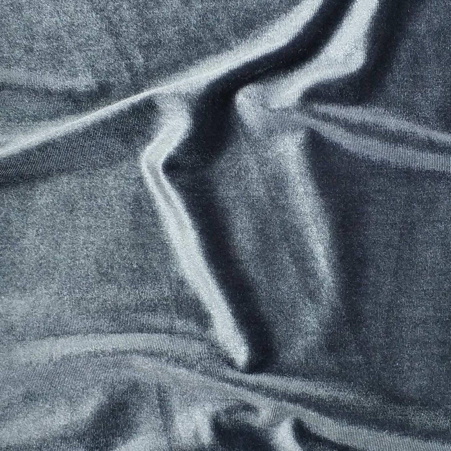 Gray Velvet Fabric 