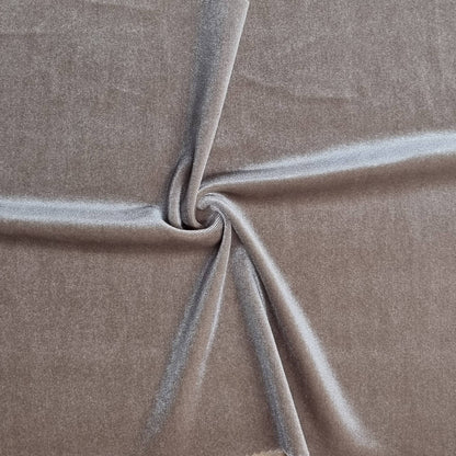 Light Khaki Velvet Fabric