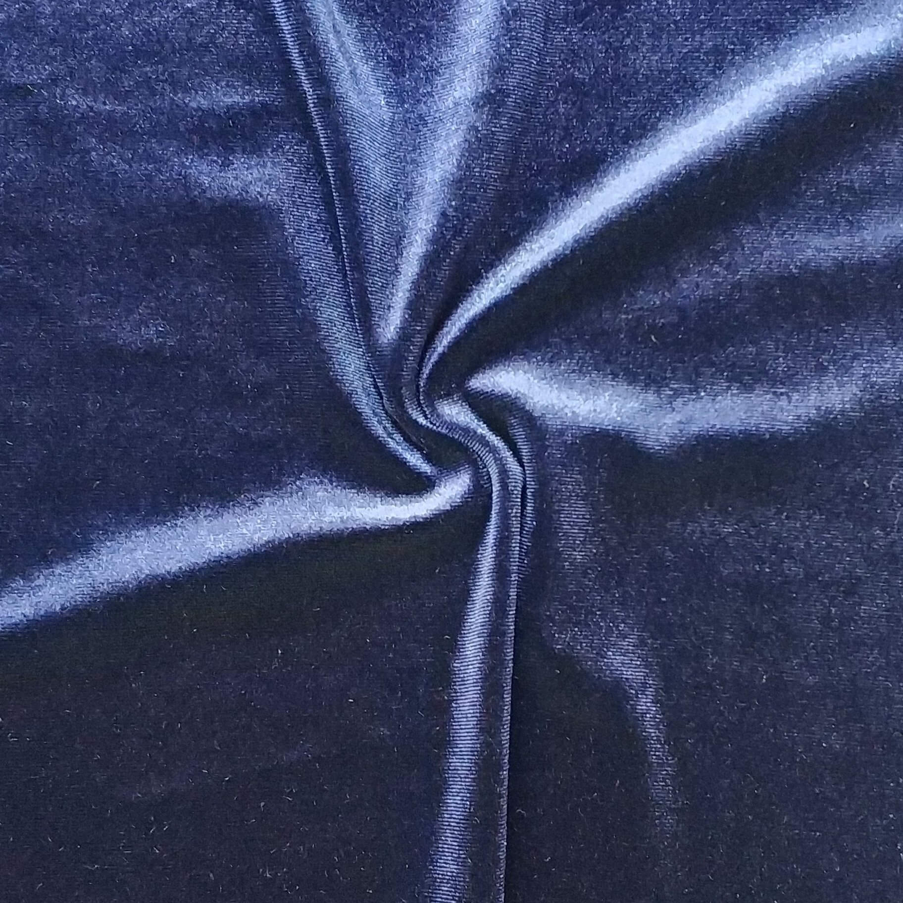 Navy Blue Velvet Fabric