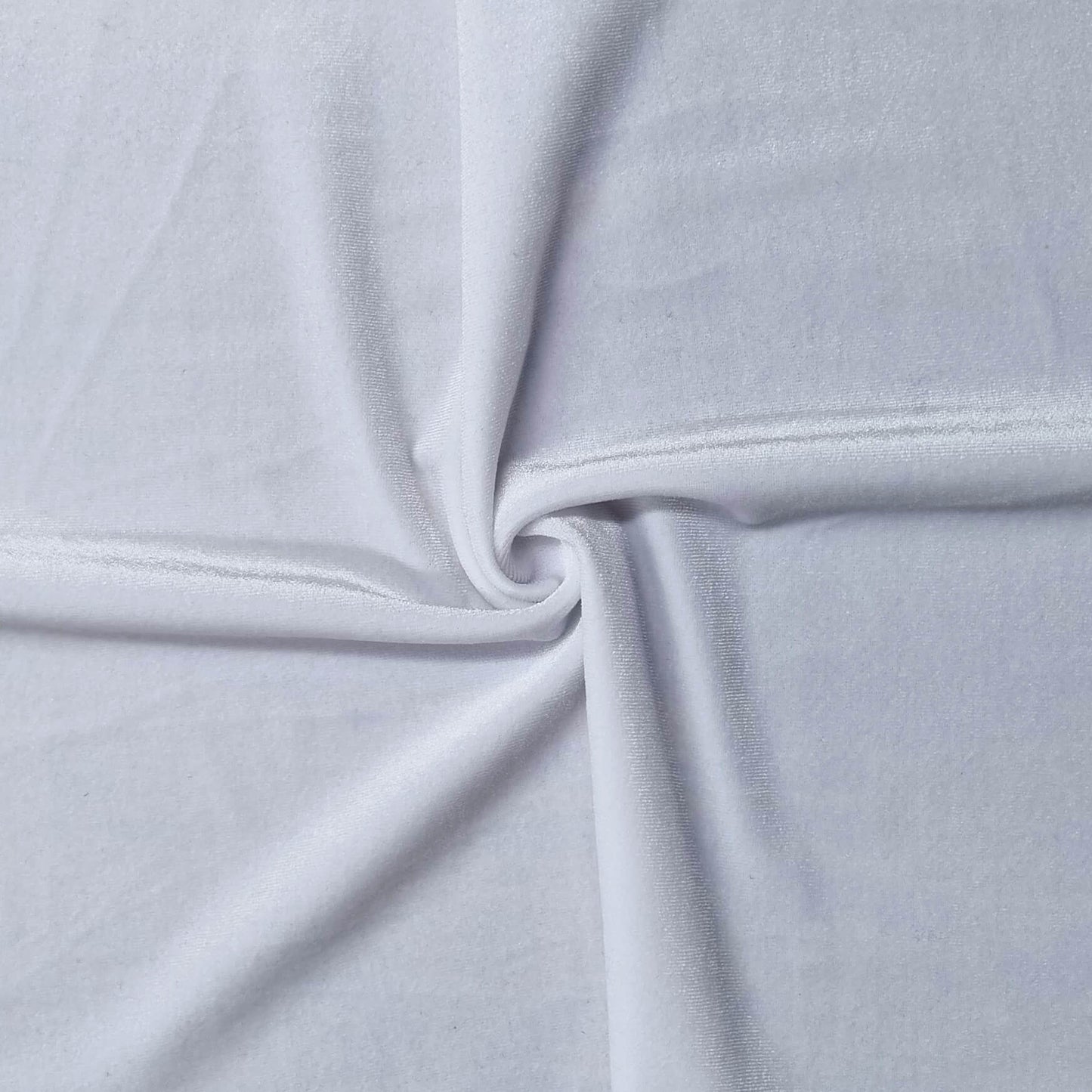 White Velvet Fabric