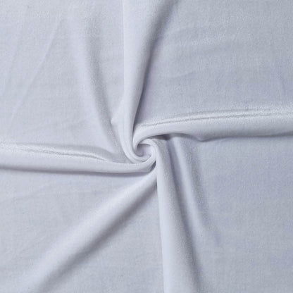 White Velvet Fabric
