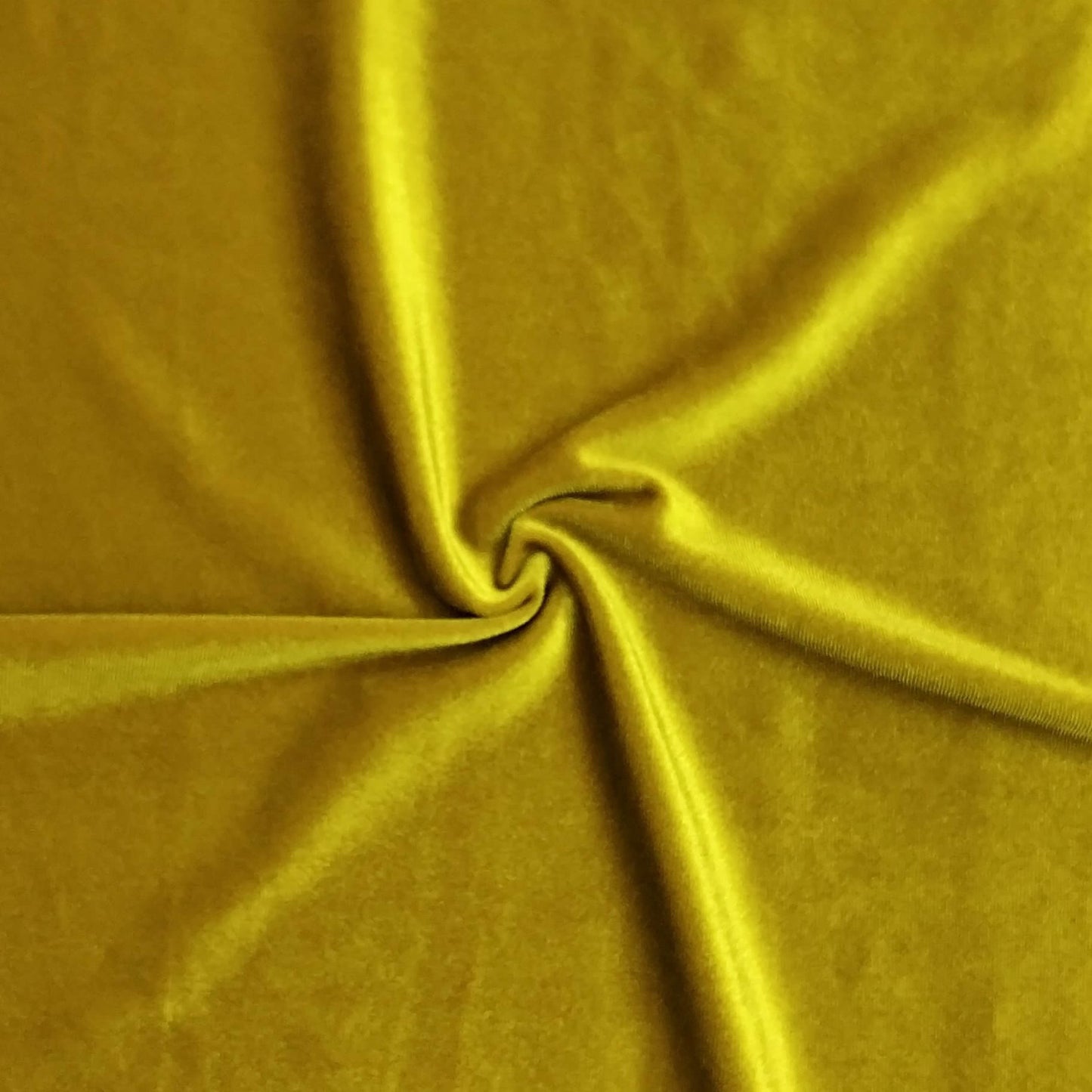 Yellow Velvet Fabric