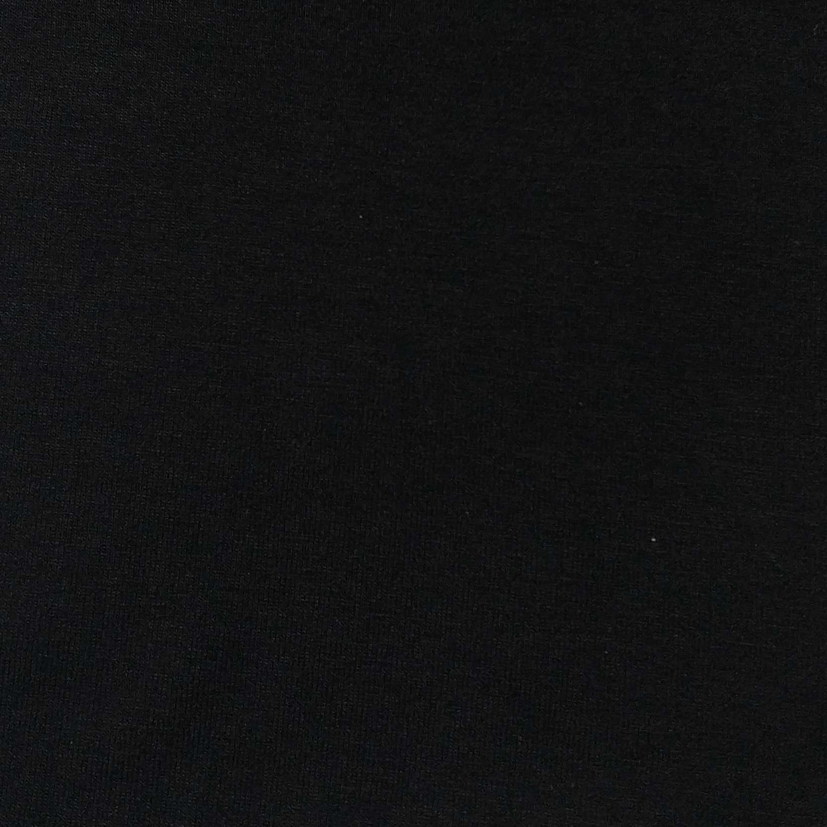 Black Viscose Jersey Knit Fabric
