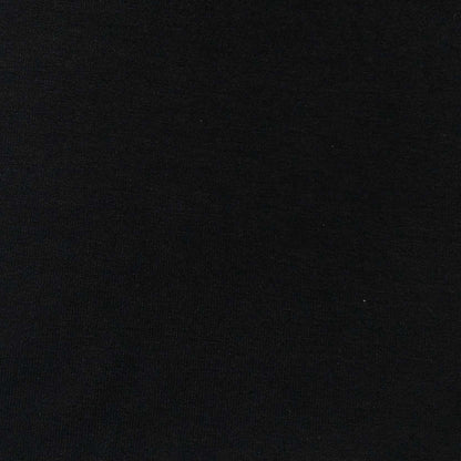 Black Viscose Jersey Knit Fabric