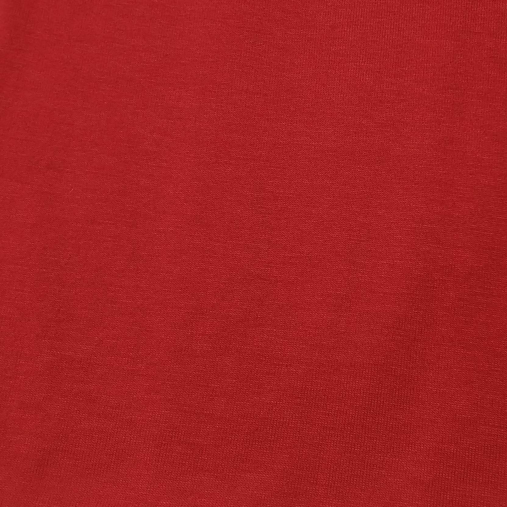 red Viscose Jersey Knit Fabric