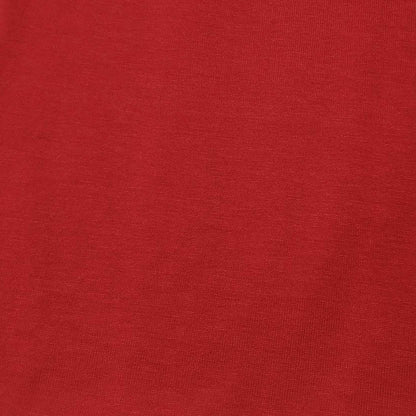 red Viscose Jersey Knit Fabric