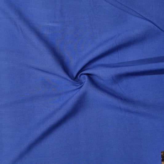 Blue Viscose Voile Fabric