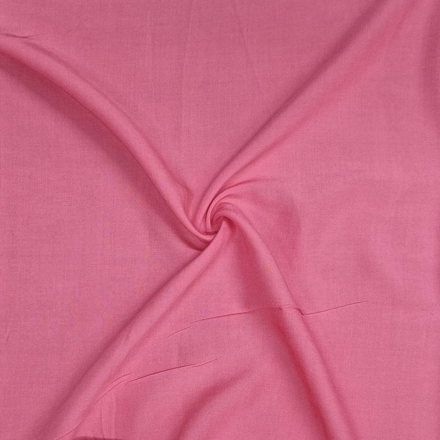 Coral Pink Viscose Voile Fabric