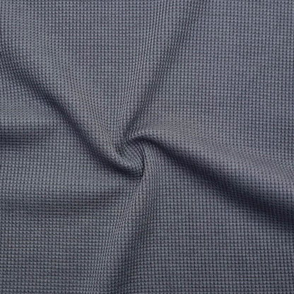 Waffle-textured fabric in dark gray