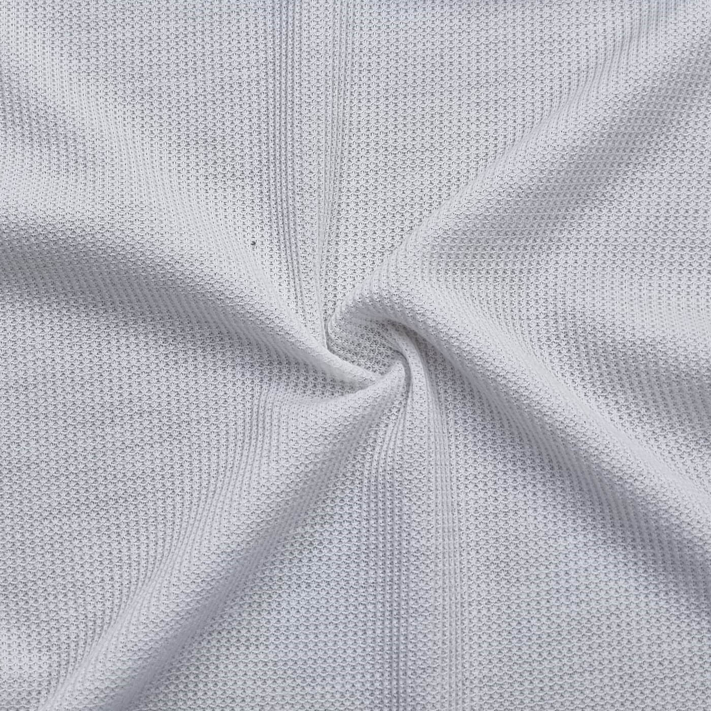 Waffle-textured fabric in ivory