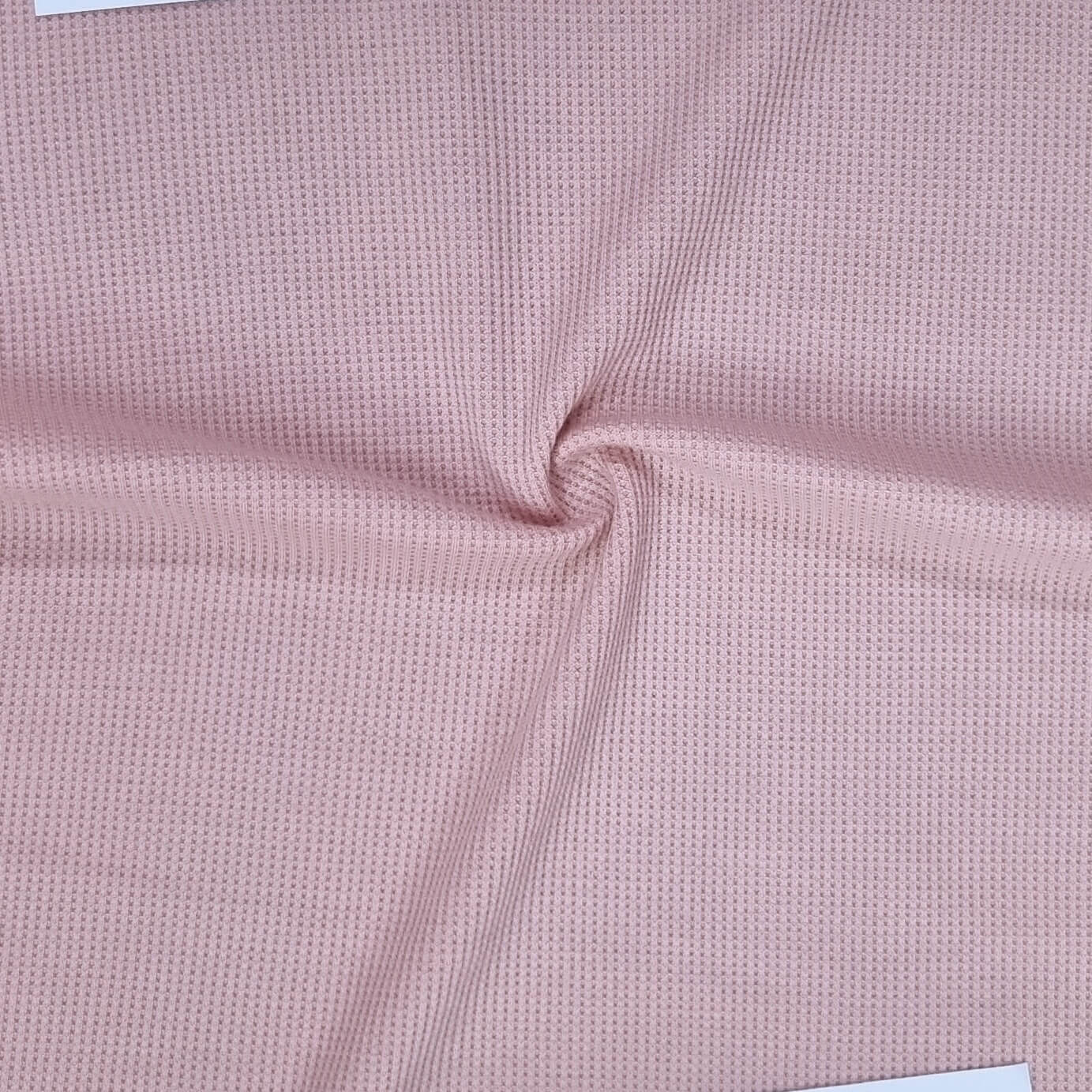Waffle-textured fabric in pink