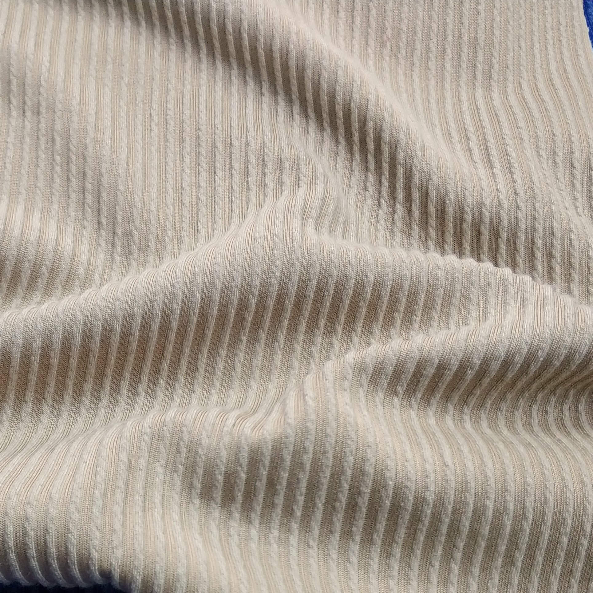 Ribbed Fabrics In Beige