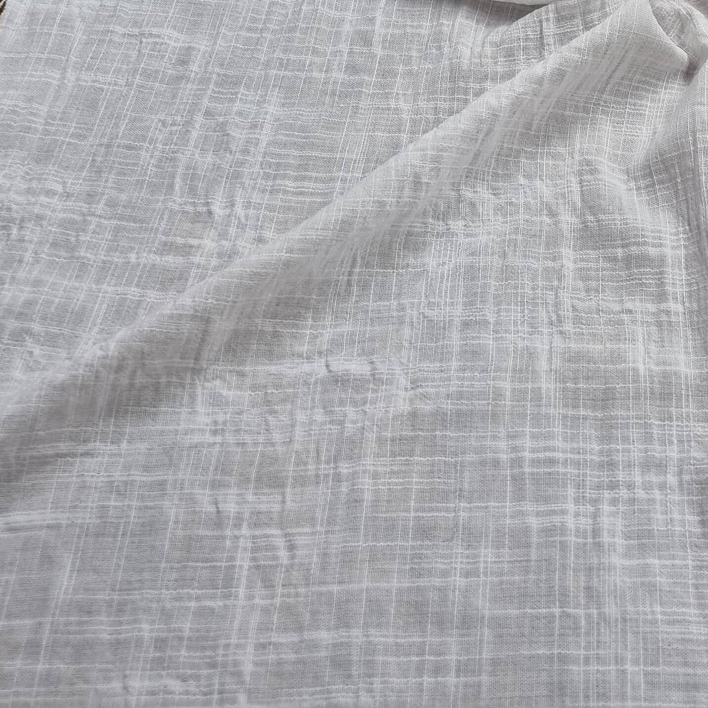 White Textured Fabric