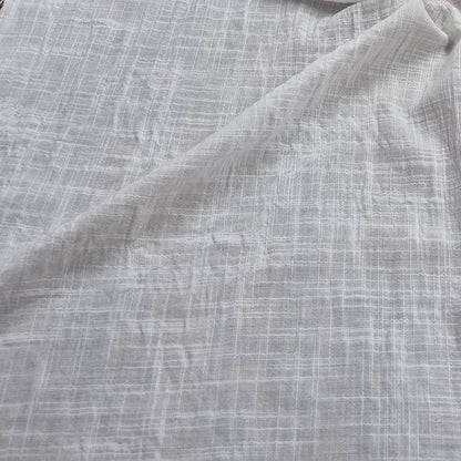 White Textured Fabric